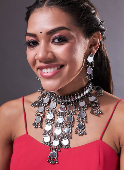 Limsha Mirror Choker